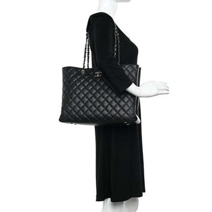 Chanel Caviar Quilted Large Shopping Tote Black 2 of 10