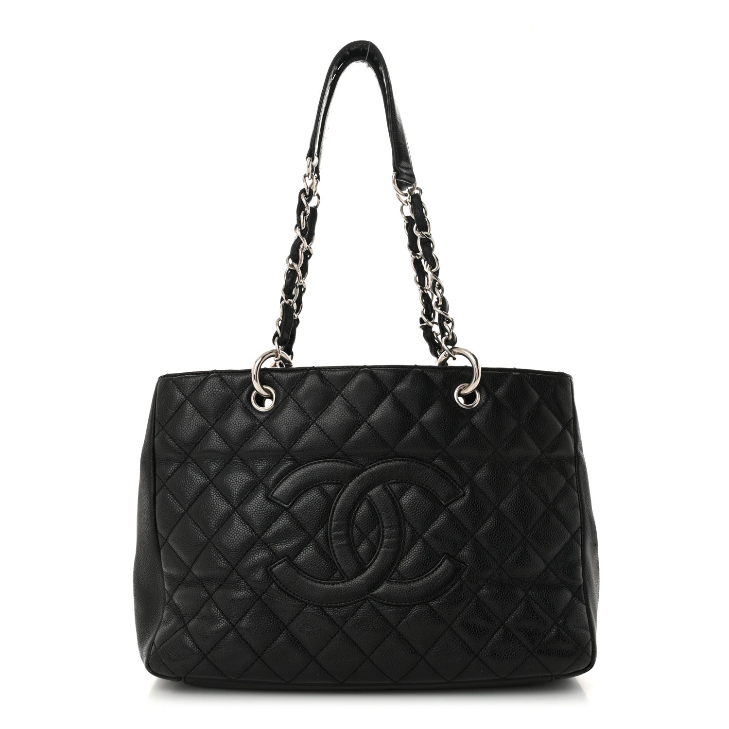 Chanel Caviar Quilted Grand Shopping Tote GST Black 1 of 16