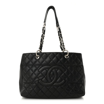 Chanel Caviar Quilted Grand Shopping Tote GST Black 1 of 16