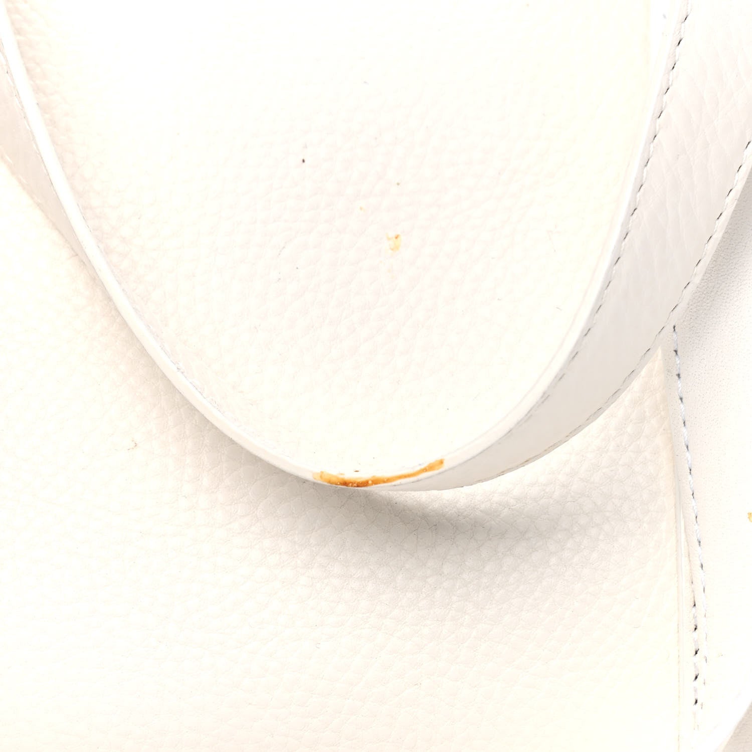 Christian Dior Calfskin Logo Charms Boston White 15 of 15