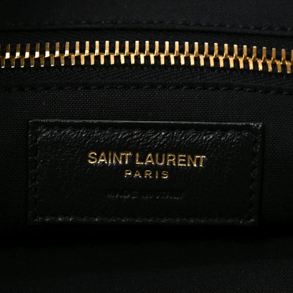 Saint Laurent Linen Calfskin Rive Gauche Tote Natural 6 of 10