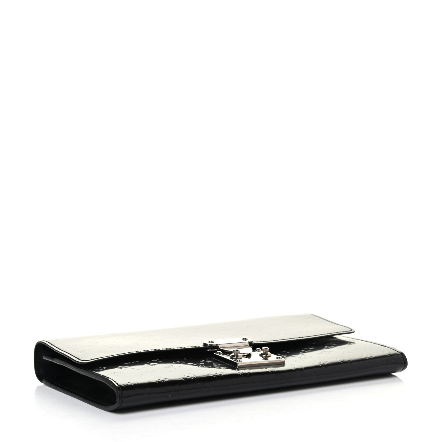 Louis Vuitton Monogram Glace Anouchka Pochette MM Black 3 of 4