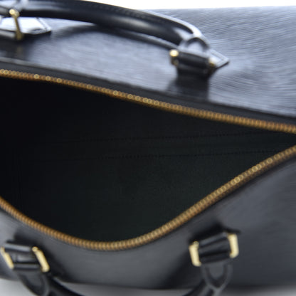 Louis Vuitton Epi Speedy 30 Black 5 of 11