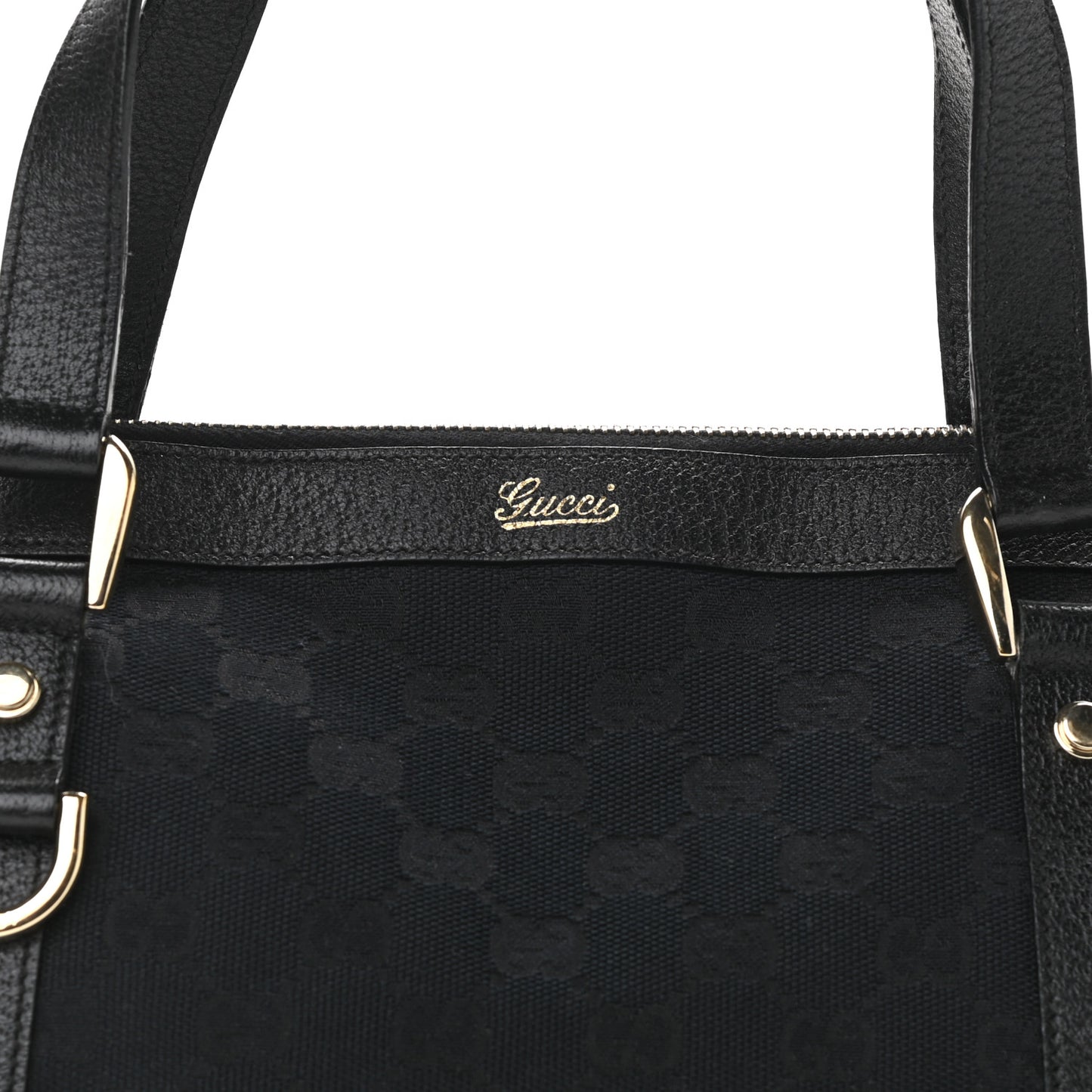 Monogram Abbey Medium Tote Black