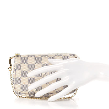 Louis Vuitton Damier Azur Mini Pochette Accessories 2 of 8