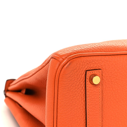 Hermes Togo BIRKIN 35 Orange 9 of 12