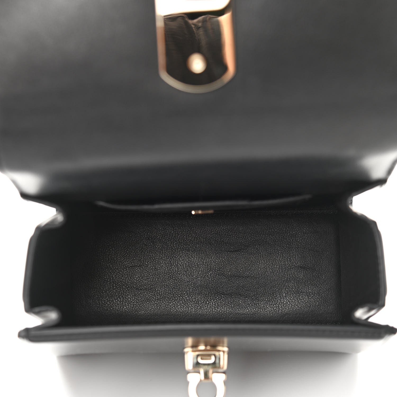 Salvatore Ferragamo Smooth Calfskin Small Boxyz Black 5 of 10