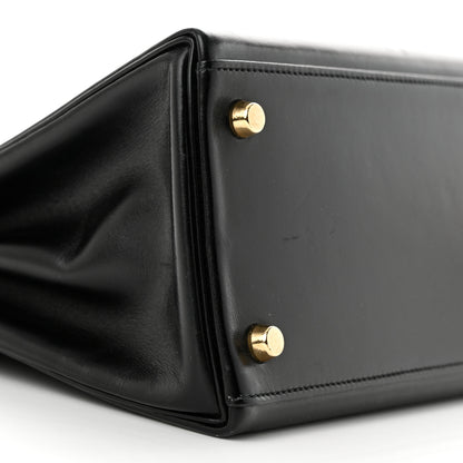 Hermes Box Kelly Retourne 28 Black 9 of 18