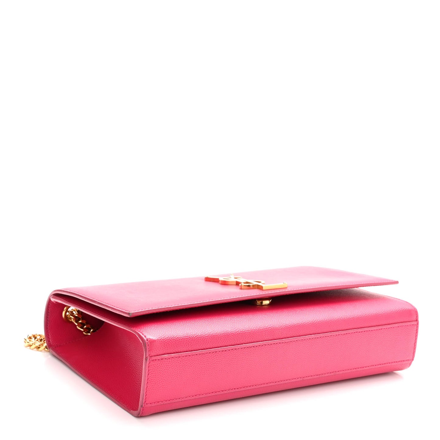 Grain De Poudre Medium Monogram Kate Satchel Lipstick Fuchsia