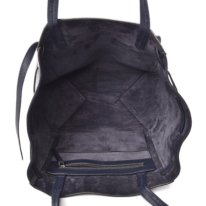 Celine Soft Grained Calfskin Small Belt Cabas Phantom Navy 5 of 9