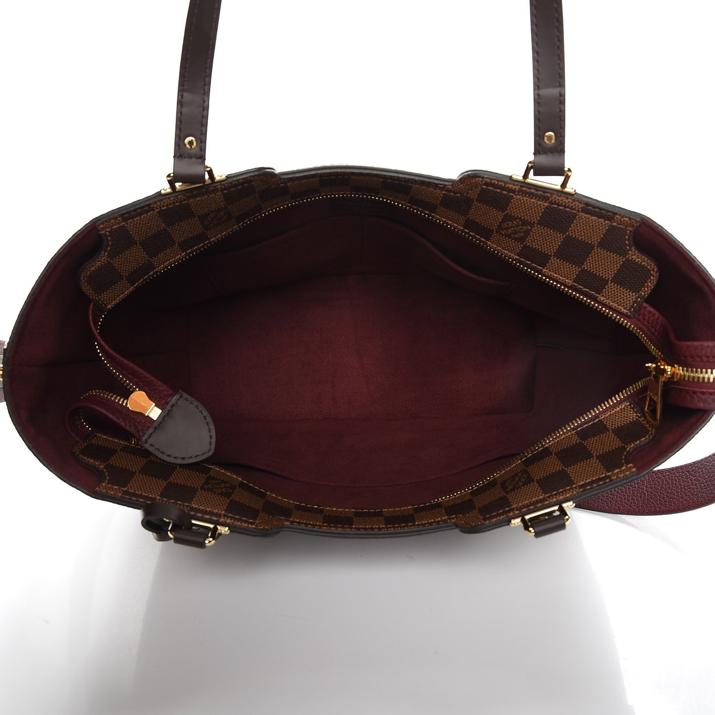 Damier Ebene Taurillon Jersey Bordeaux