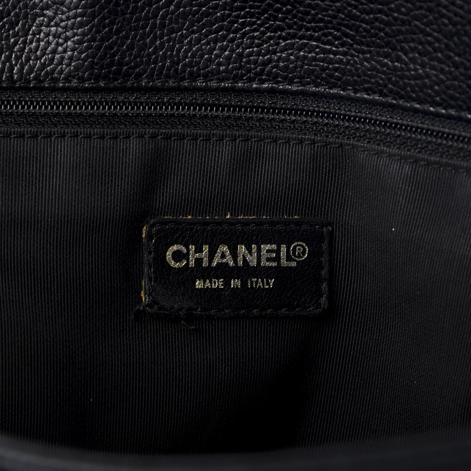 Chanel Calfskin Tall Cerf Tote Black 5 of 8