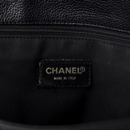 Chanel Calfskin Tall Cerf Tote Black 5 of 8