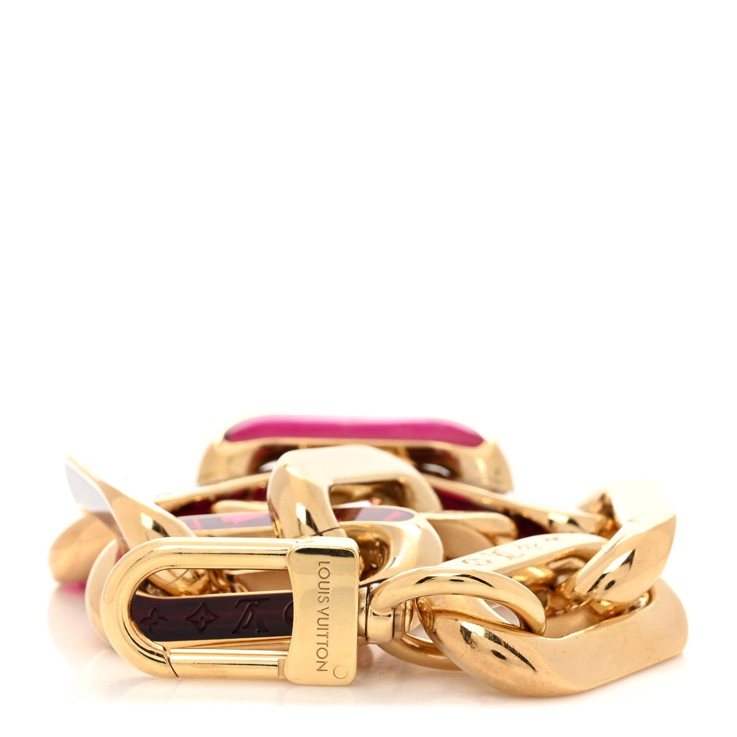 Louis Vuitton Metal Coussin MM Chain Strap Gold Fuchsia 1 of 3