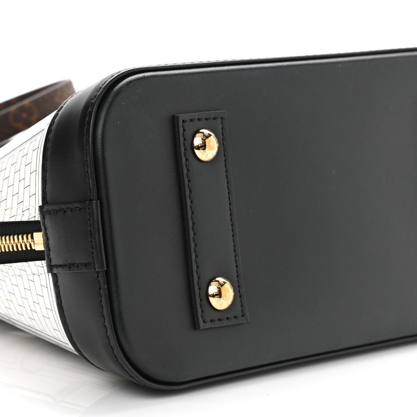 X FORNASETTI Calfskin Architettura Alma BB Black White