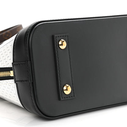 Louis Vuitton X FORNASETTI Calfskin Architettura Alma BB Black White 8 of 9