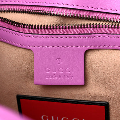 Gucci Calfskin Matelasse Medium GG Marmont Shoulder Bag Candy Mousse 6 of 10