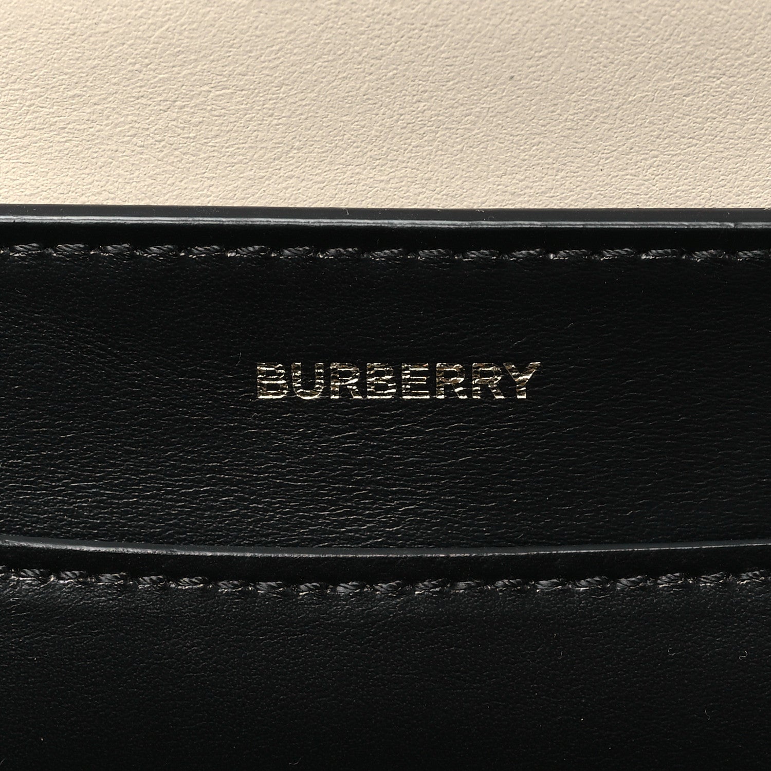 Burberry Calfskin Vintage Check Triple Stud Mini Belt Bag Archive Beige 6 of 8