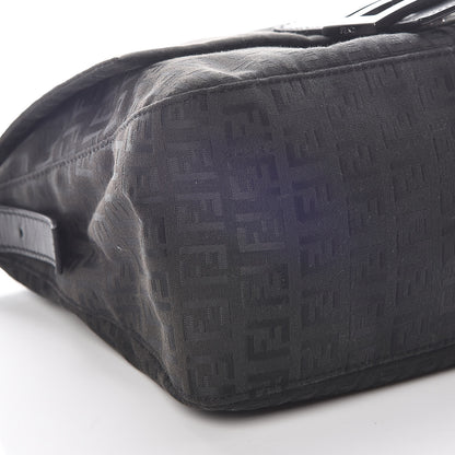Fendi Zucchino Mama Baguette Black 5 of 9