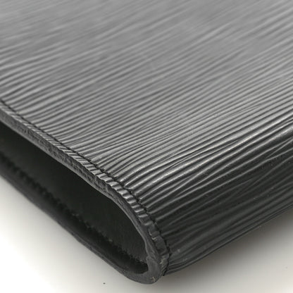 Louis Vuitton Epi Pochette Accessories 24 Black 8 of 9