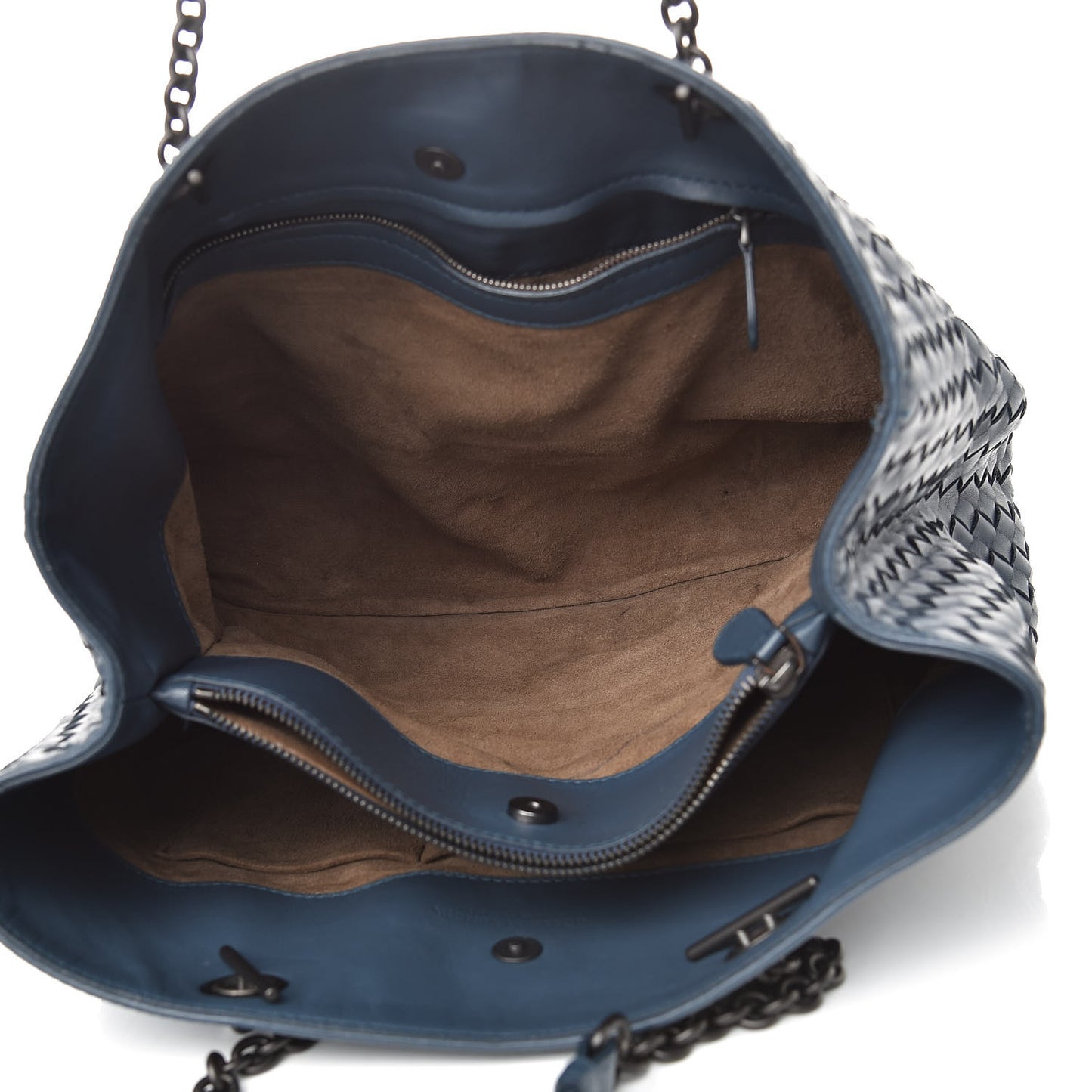 Nappa Intrecciato Medium Tote Denim
