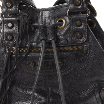 Balenciaga Agneau Classic Hardware Mini Pompon Black 10 of 10