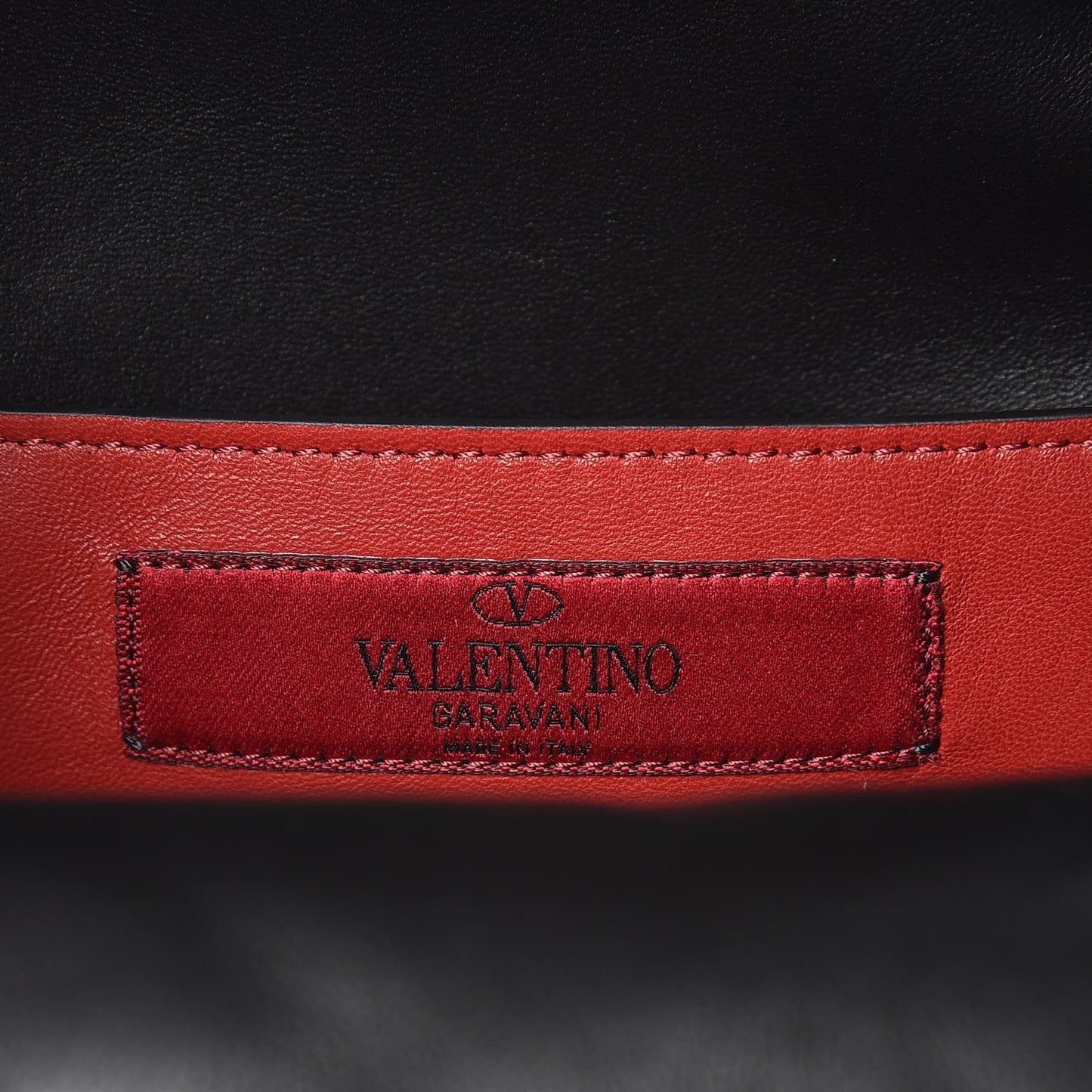 Lambskin VLTN Print Quilted Mini Rockstud Spike Backpack Black