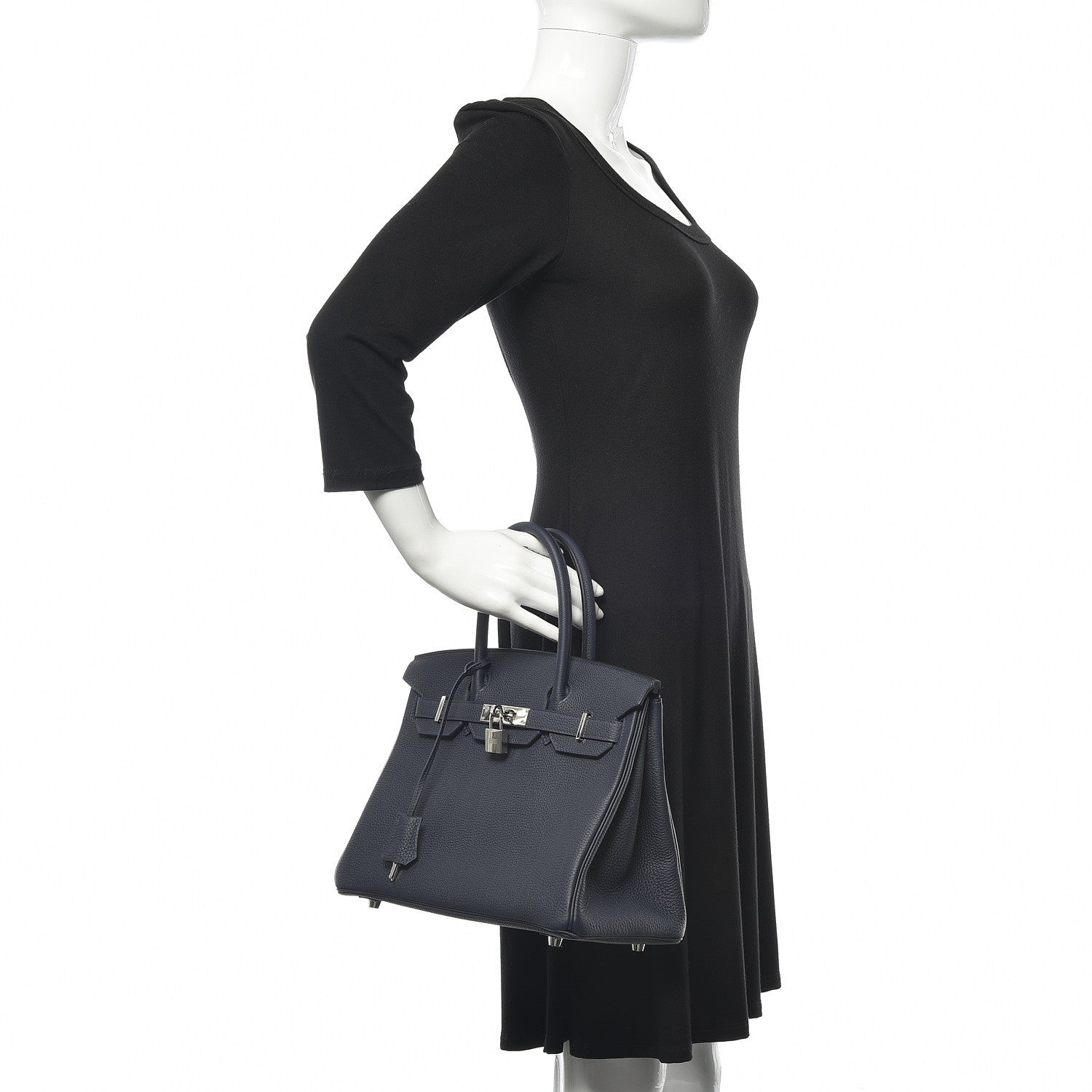Hermes Togo Birkin 30 Bleu Nuit 2 of 29