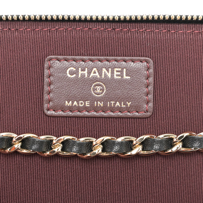 Chanel Lambskin Quilted Small Vanity Case With Chain Black 6 of 10