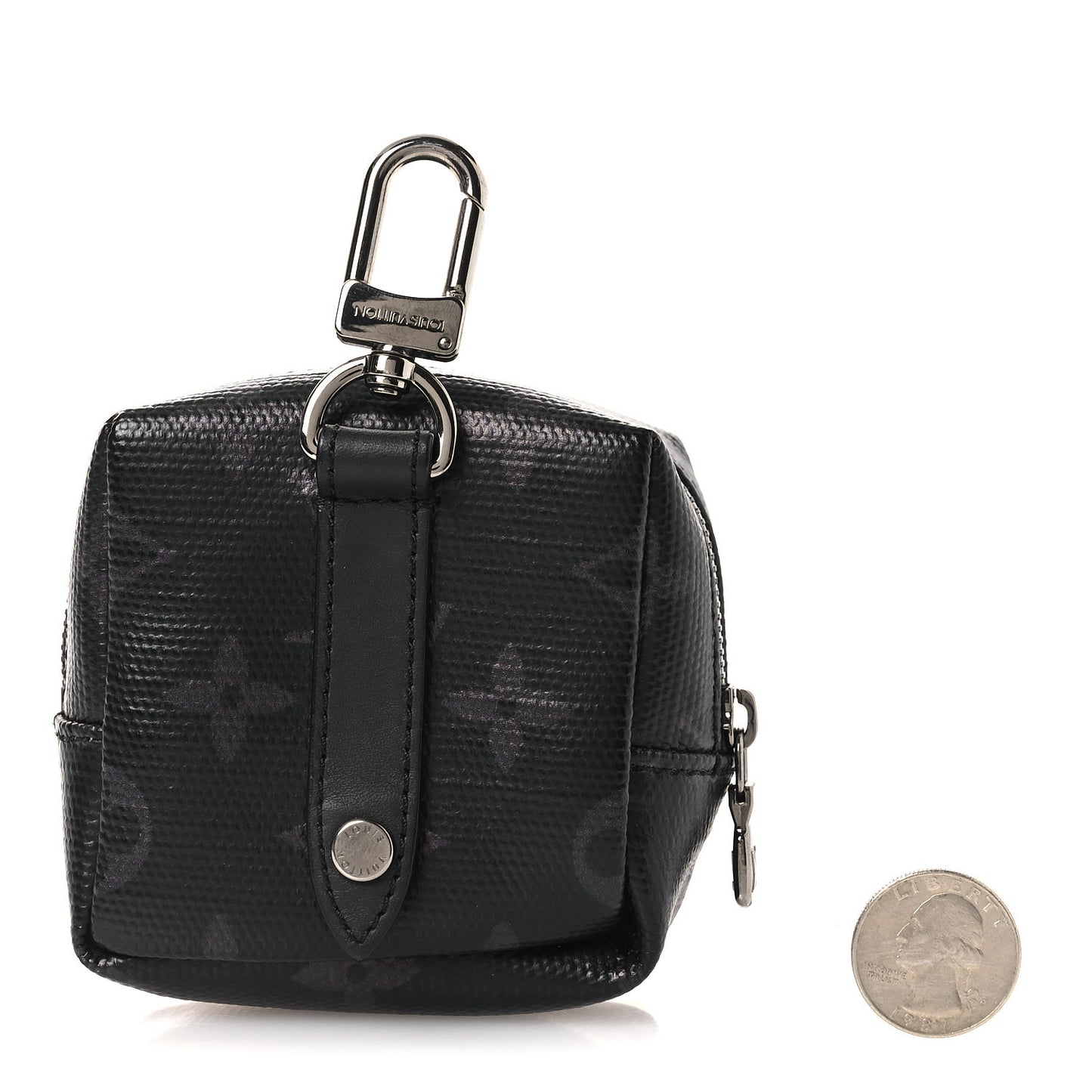 Monogram Eclipse Rainbow Box Pouch Bag Charm Key Ring