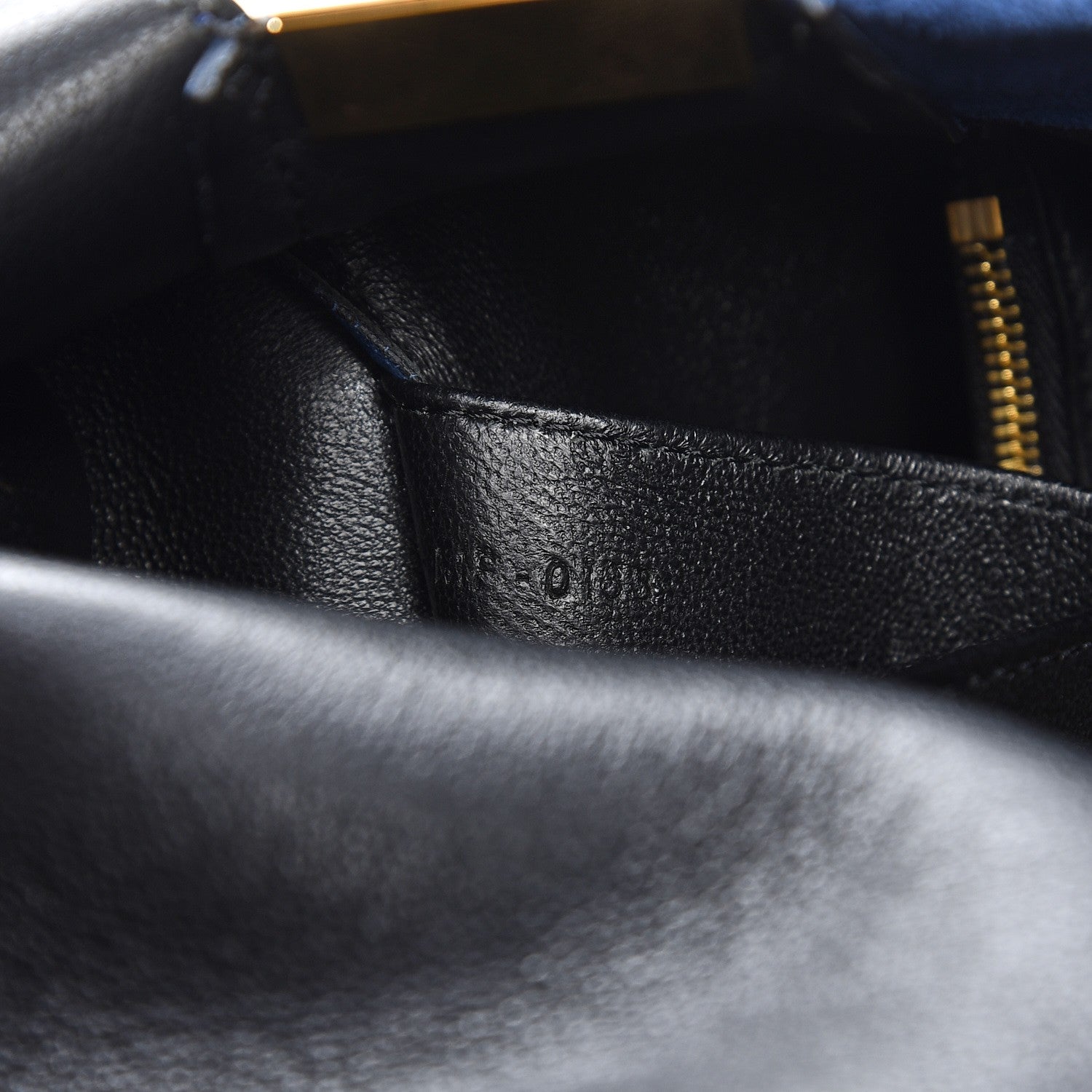 Celine Suede Medium Gourmette Ocean Blue 7 of 10