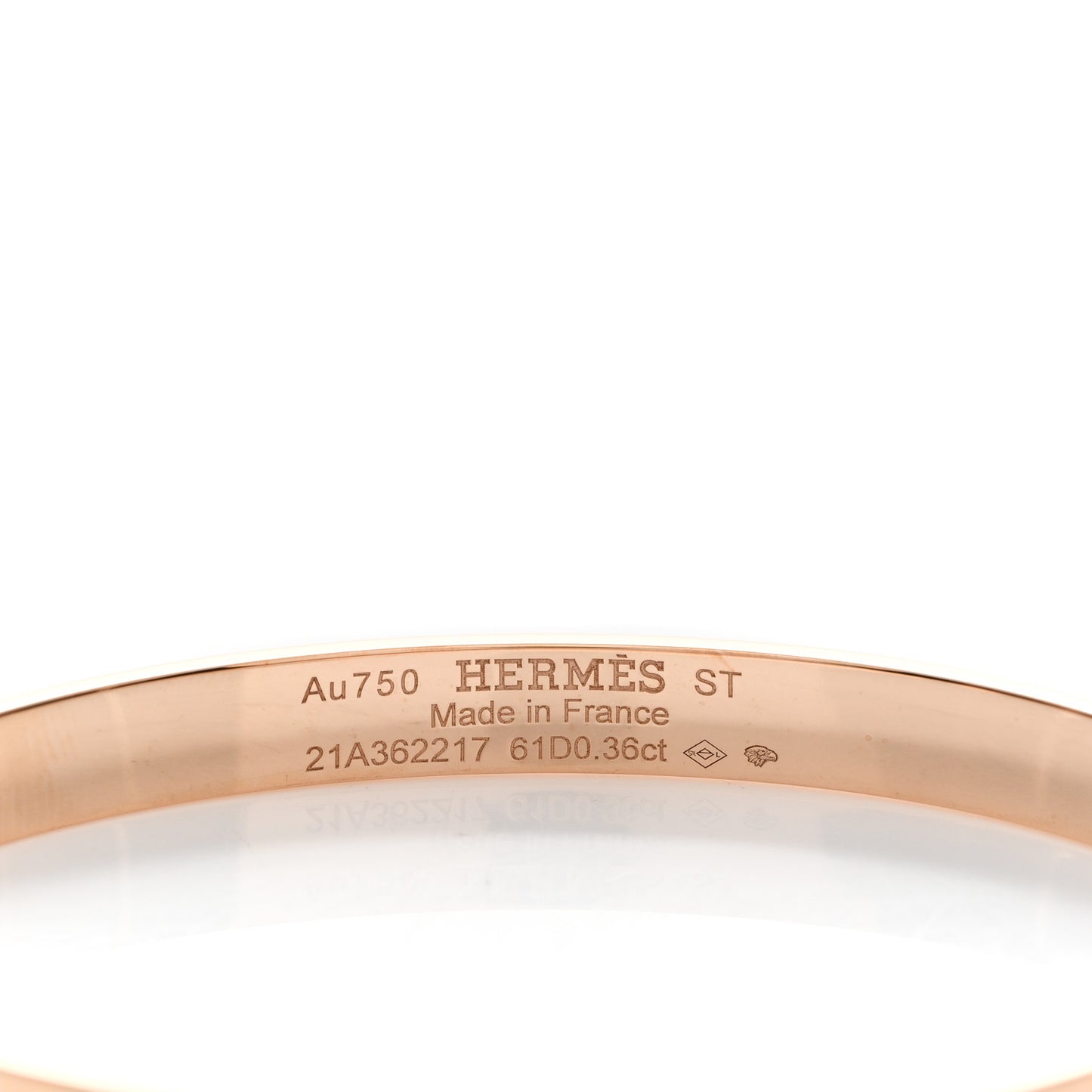 18K Rose Gold Diamond PM Kelly Pave Bracelet ST