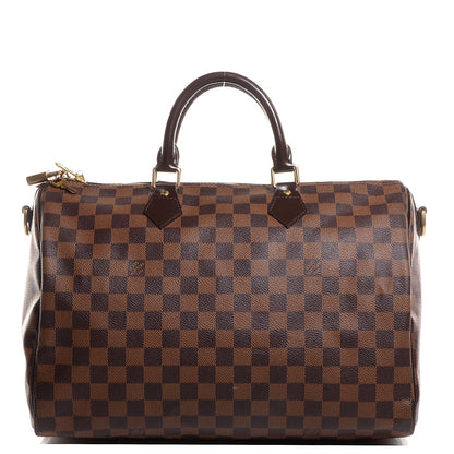 Louis Vuitton Damier Ebene Speedy Bandouliere 35 1 of 8