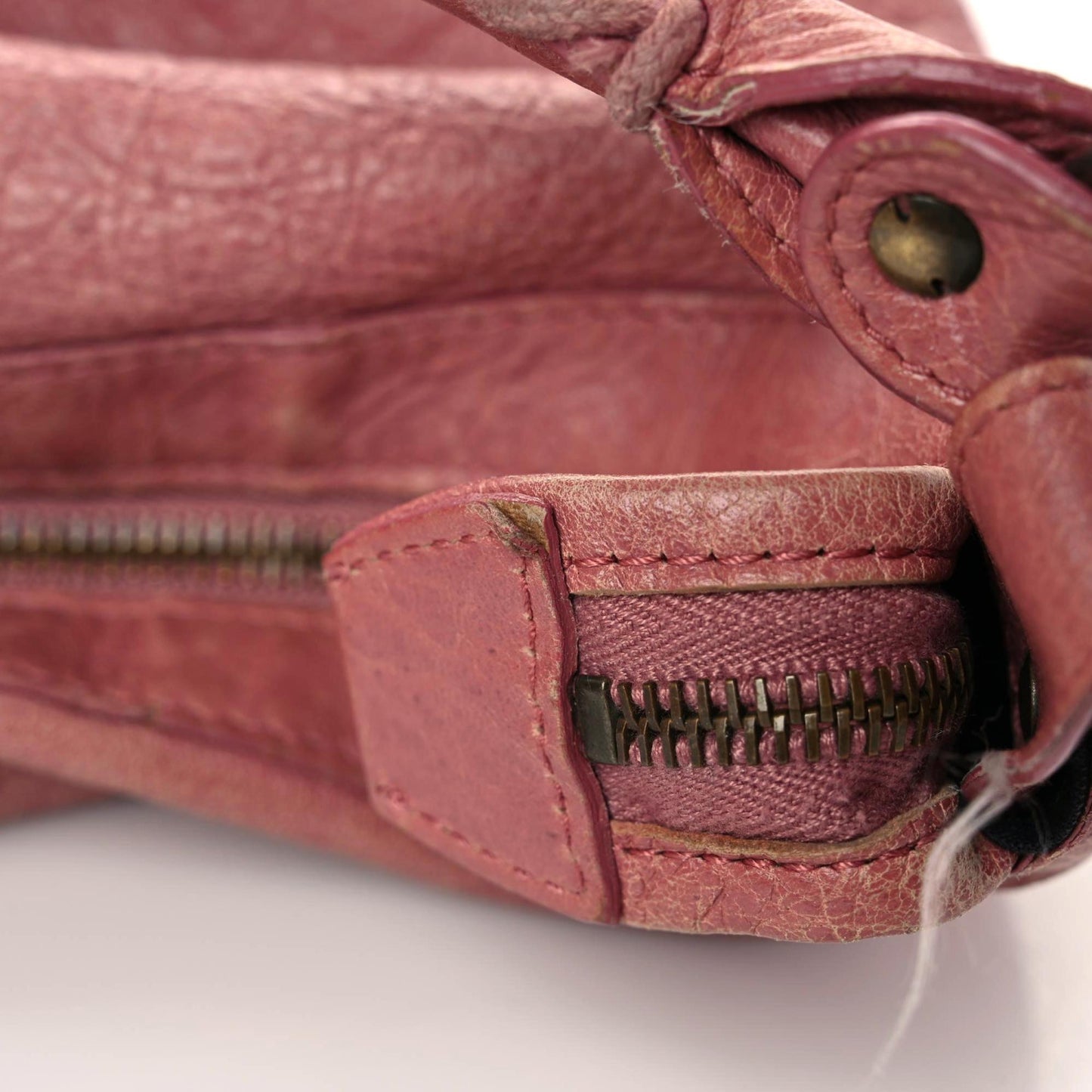 Agneau Classic Hardware Day Hobo Rose Bruyere