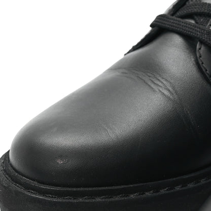 Fendi Calfskin Stretch Fabric Rockoko Biker Boots 38.5 Tobacco Black Marino 8 of 9