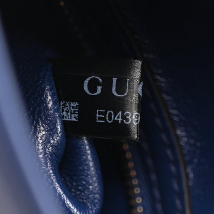 Gucci Sea Calfskin Web Medium Jackie 1961 Hobo Plastic Blue 7 of 10