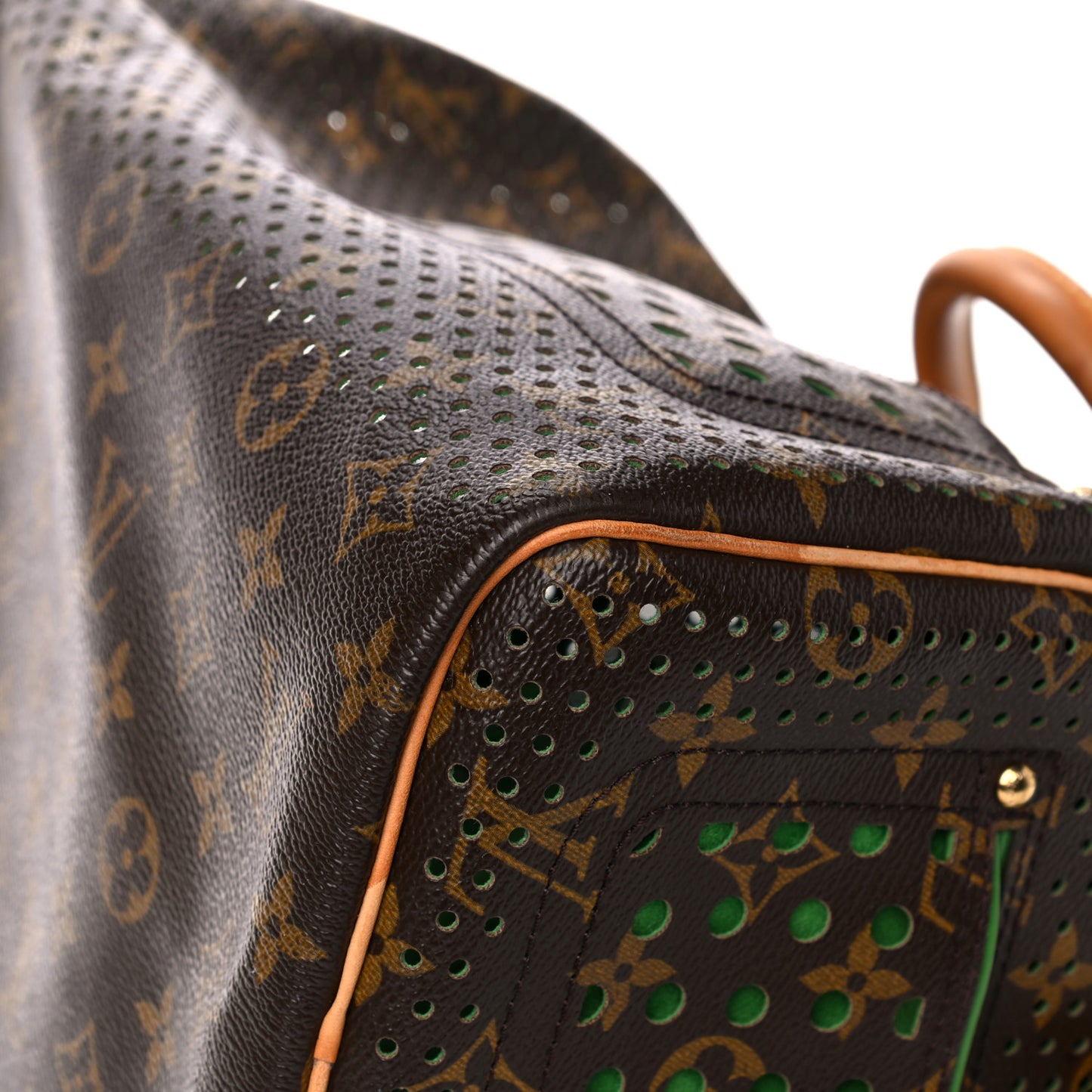 Monogram Perforated Speedy 30 Green