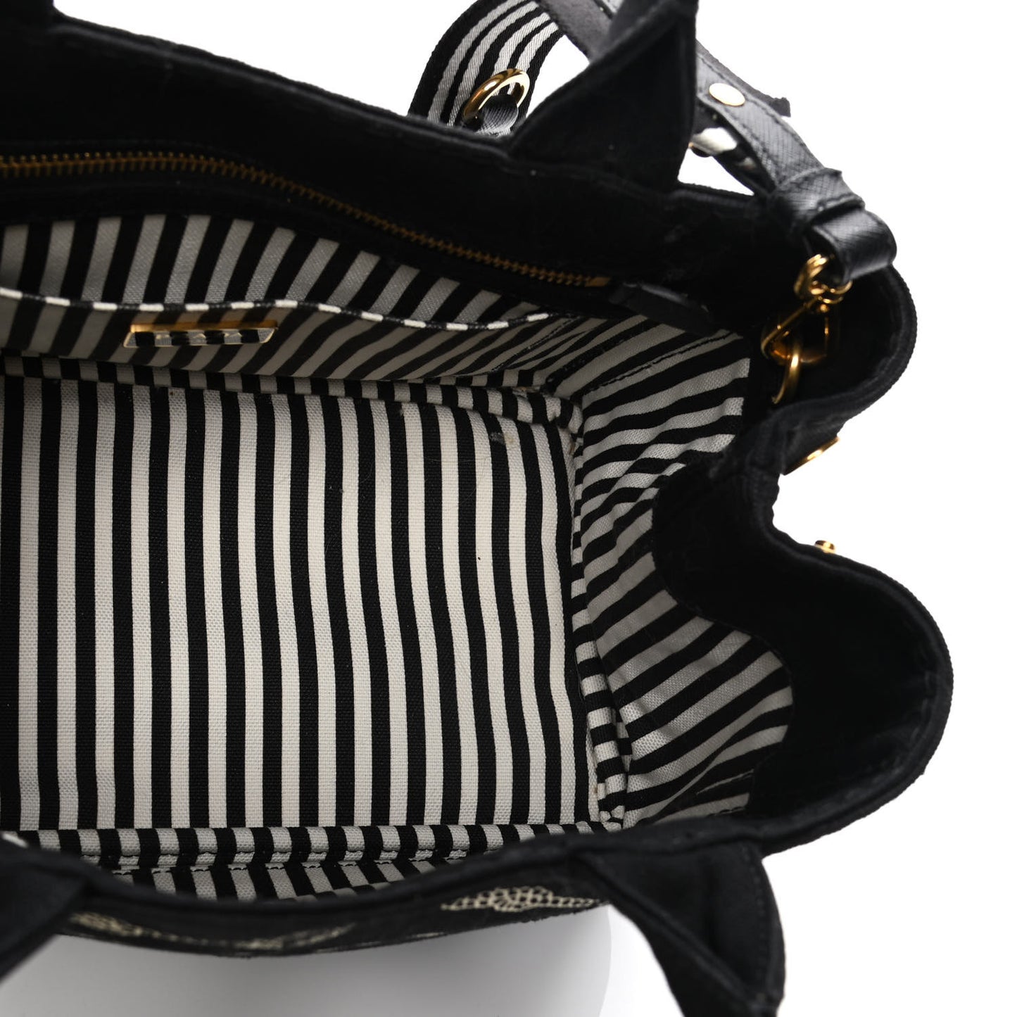 Canapa Small Logo Tote Black Talco