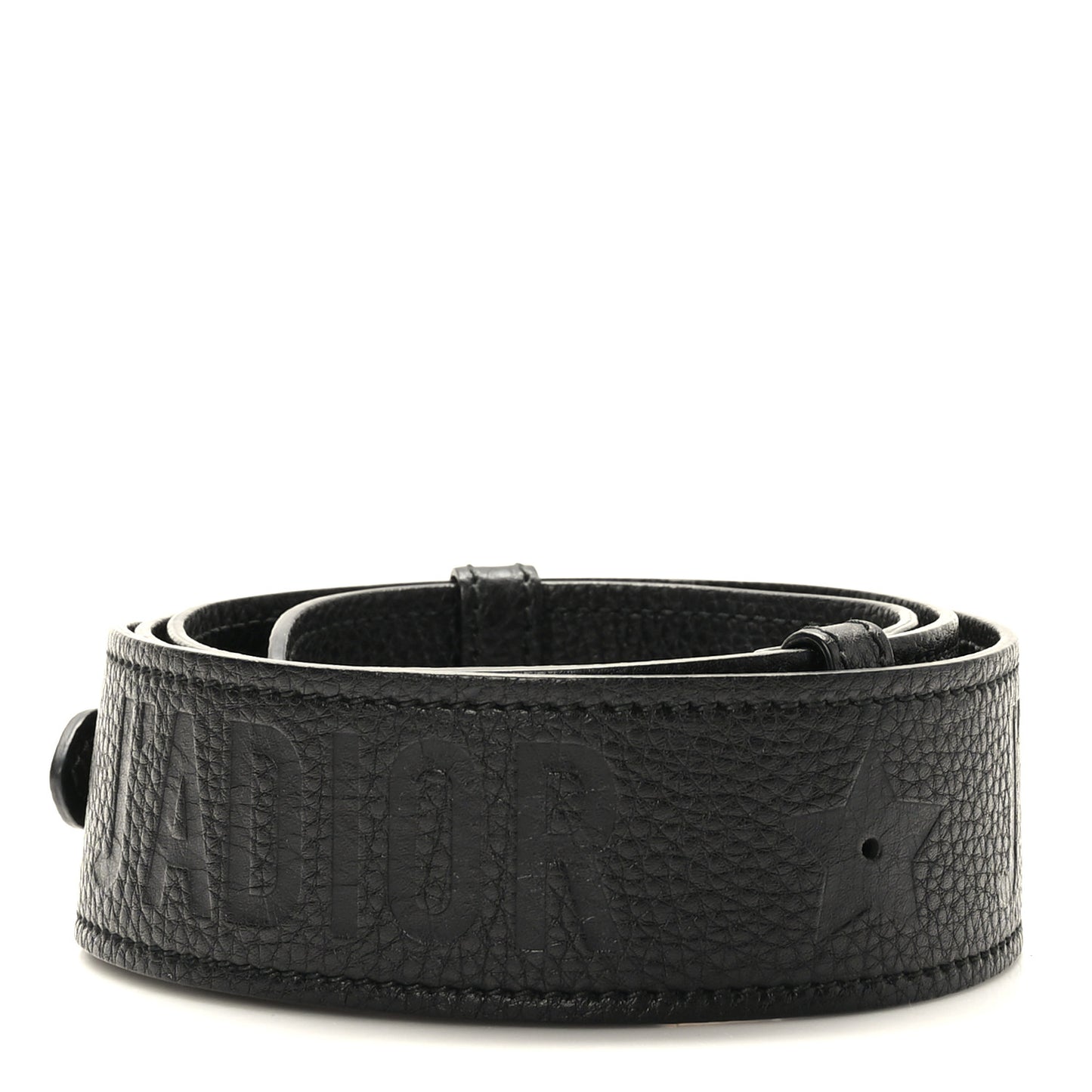 Calfskin J'Adior Shoulder Strap Black