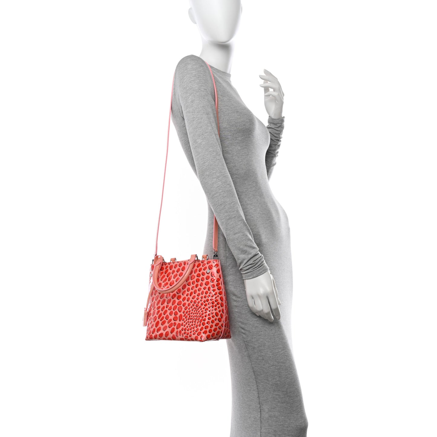 Vernis Jungle Dots Open Tote Sugar Pink Poppy