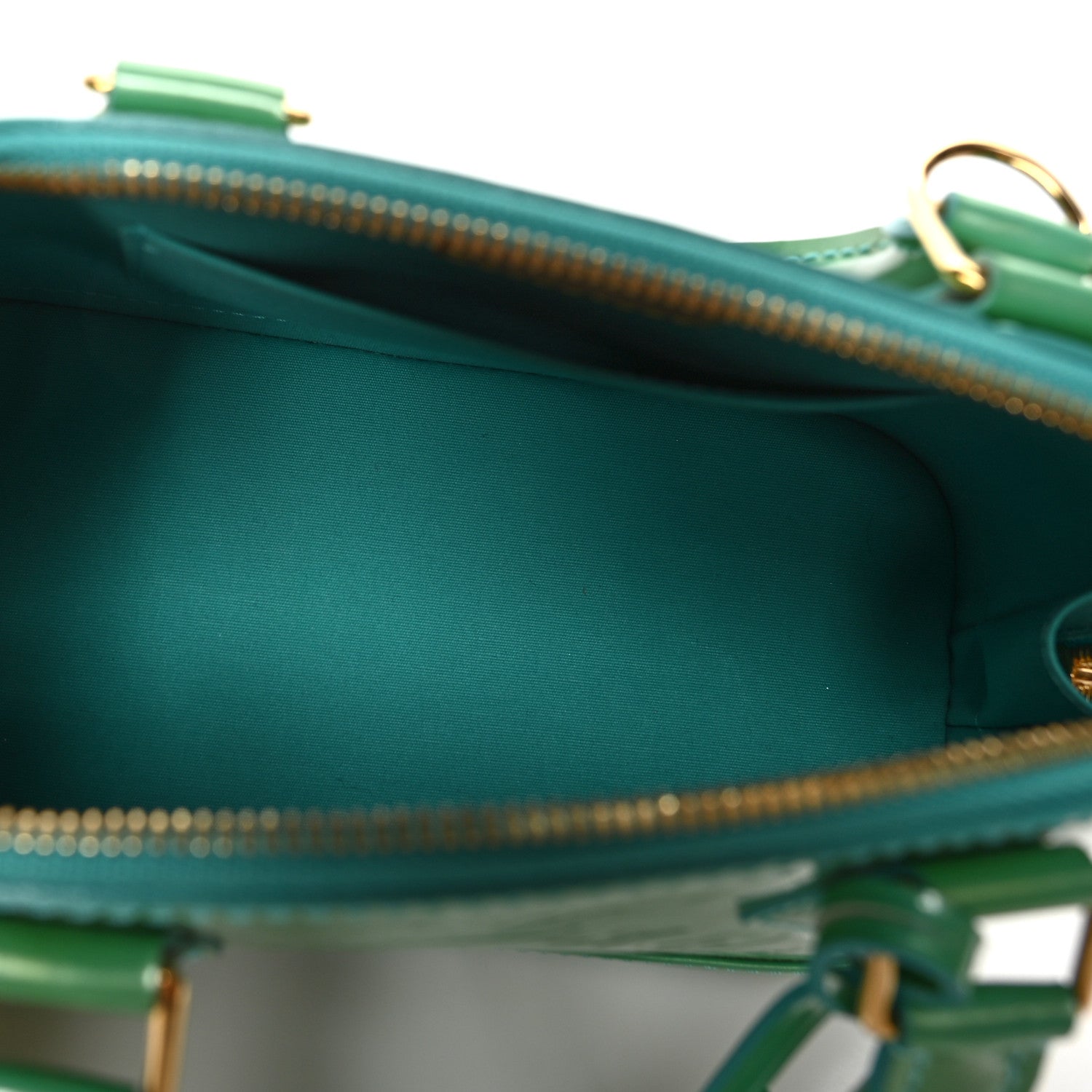 Louis Vuitton Vernis Alma BB Blue Lagon 5 of 6