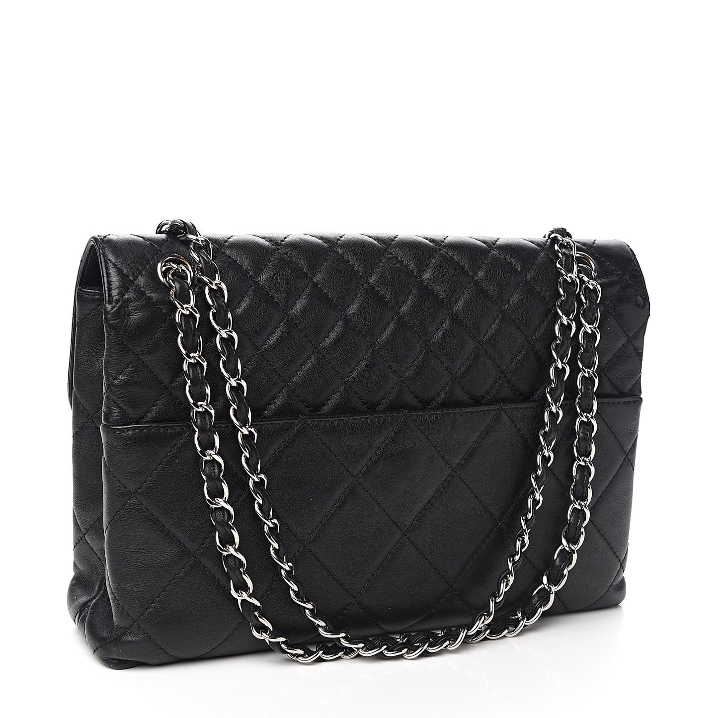 Calfskin Quilted In The Business Flap Bag Black