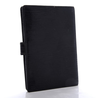 Louis Vuitton Epi Small Ring Agenda Cover Black 3 of 6