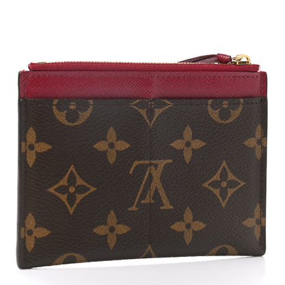 Louis Vuitton Monogram Zipped Card Holder Fuchsia 3 of 6