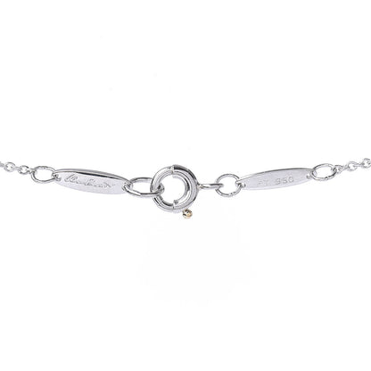Tiffany Platinum Diamond 16mm Elsa Peretti Open Heart Pendant Necklace 4 of 5