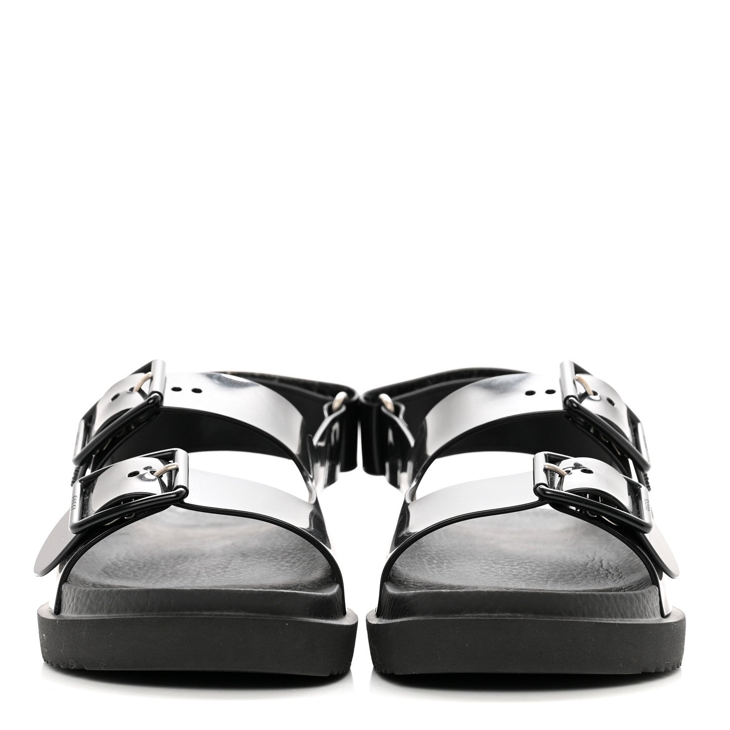 Gucci Rubber Mini Double G Womens Dad Sandals 36 Black 2 of 8