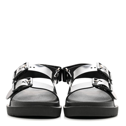 Gucci Rubber Mini Double G Womens Dad Sandals 36 Black 2 of 8