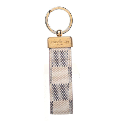 Louis Vuitton Damier Azur Dragonne Key Holder Rose Ballerine 1 of 6