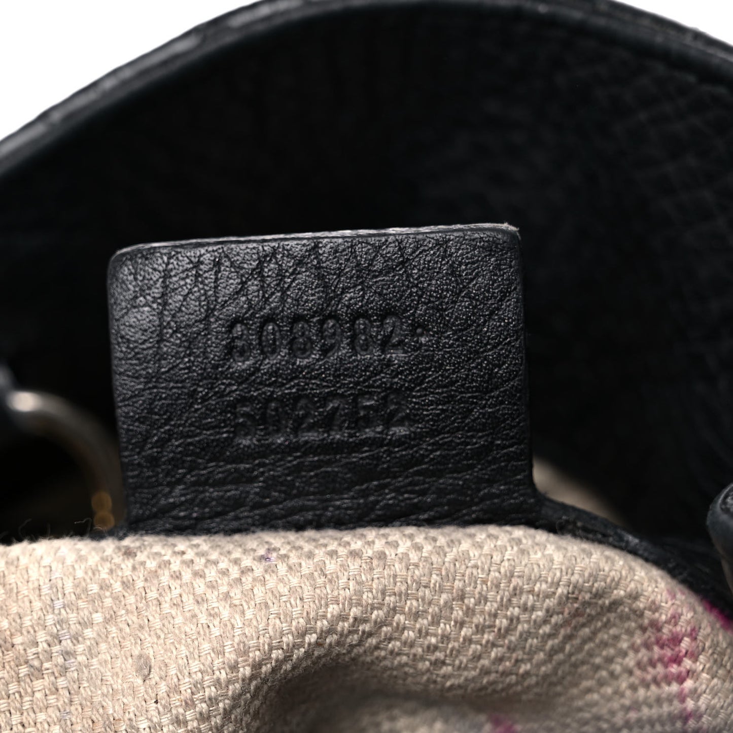 Pebbled Calfskin Medium Soho Chain Shoulder Bag Black