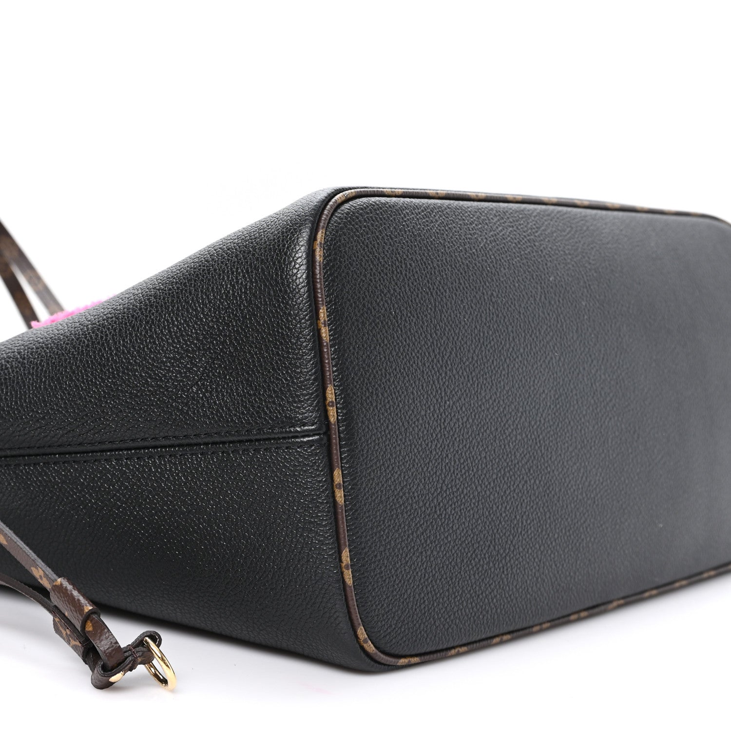Louis Vuitton Calfskin Monogram Teddy Neverfull MM Black 9 of 11